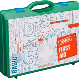 FirstAID BASIC Koffer, schnelle Hilfe bei Sanitärnotfällen.