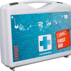 FirstAID EXPERT Koffer, umfassende Hilfe bei Sanitärnotfällen.