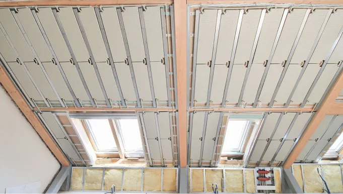 Abdeckungen und Panele für Deckenkühlung und Deckenheizung