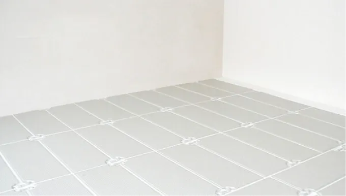 Modul-Klimaboden für den Einsatz im Trockenbau