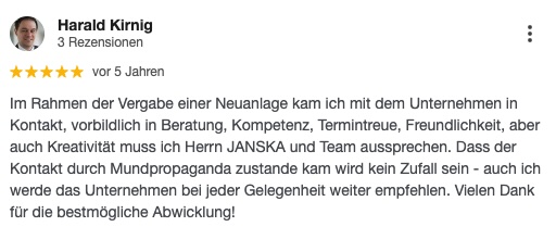 Google Rezension Installateur Wiener Neustadt